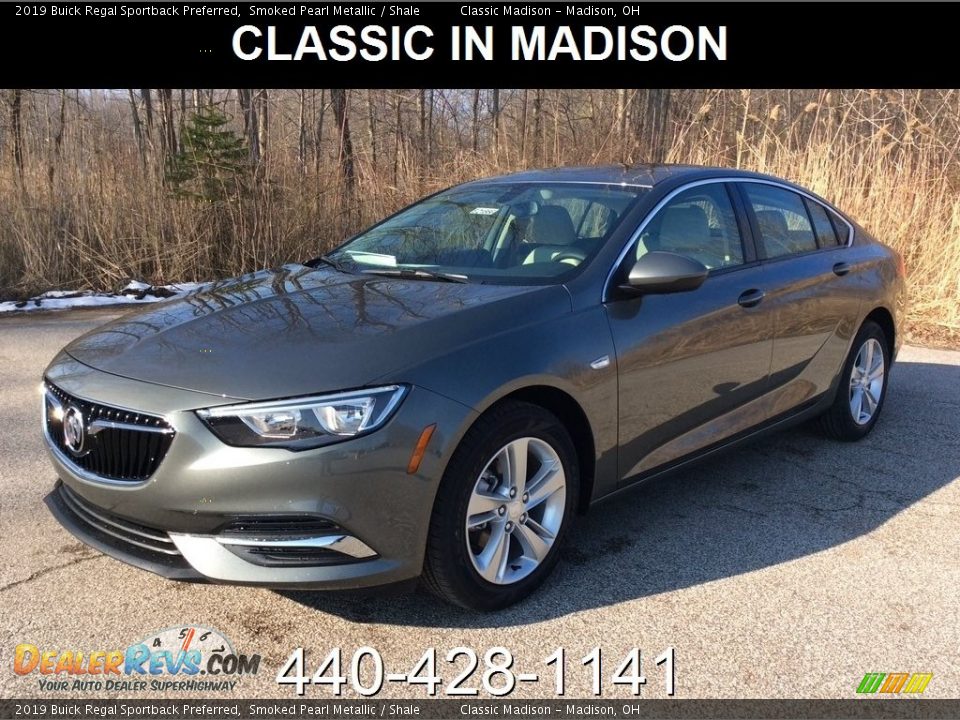 2019 Buick Regal Sportback Preferred Smoked Pearl Metallic / Shale Photo #1