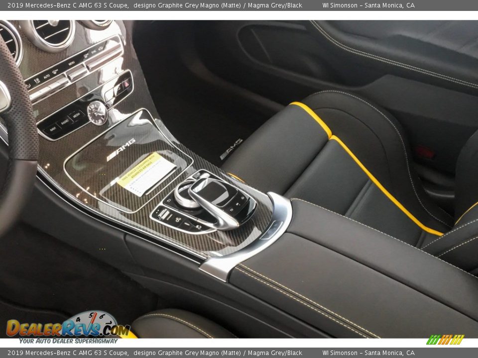 2019 Mercedes-Benz C AMG 63 S Coupe designo Graphite Grey Magno (Matte) / Magma Grey/Black Photo #7