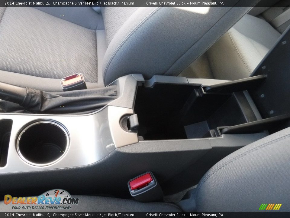 2014 Chevrolet Malibu LS Champagne Silver Metallic / Jet Black/Titanium Photo #21