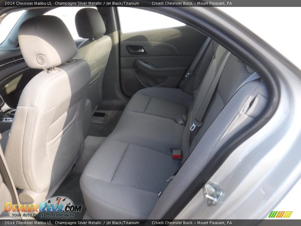 2014 Chevrolet Malibu LS Champagne Silver Metallic / Jet Black/Titanium Photo #23