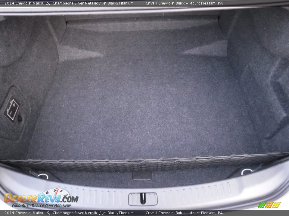 2014 Chevrolet Malibu LS Champagne Silver Metallic / Jet Black/Titanium Photo #24