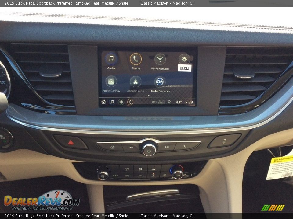 2019 Buick Regal Sportback Preferred Smoked Pearl Metallic / Shale Photo #15
