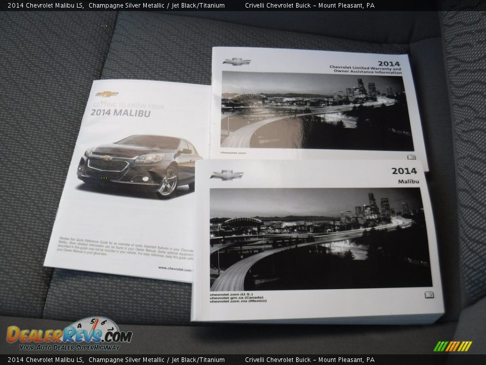 2014 Chevrolet Malibu LS Champagne Silver Metallic / Jet Black/Titanium Photo #27
