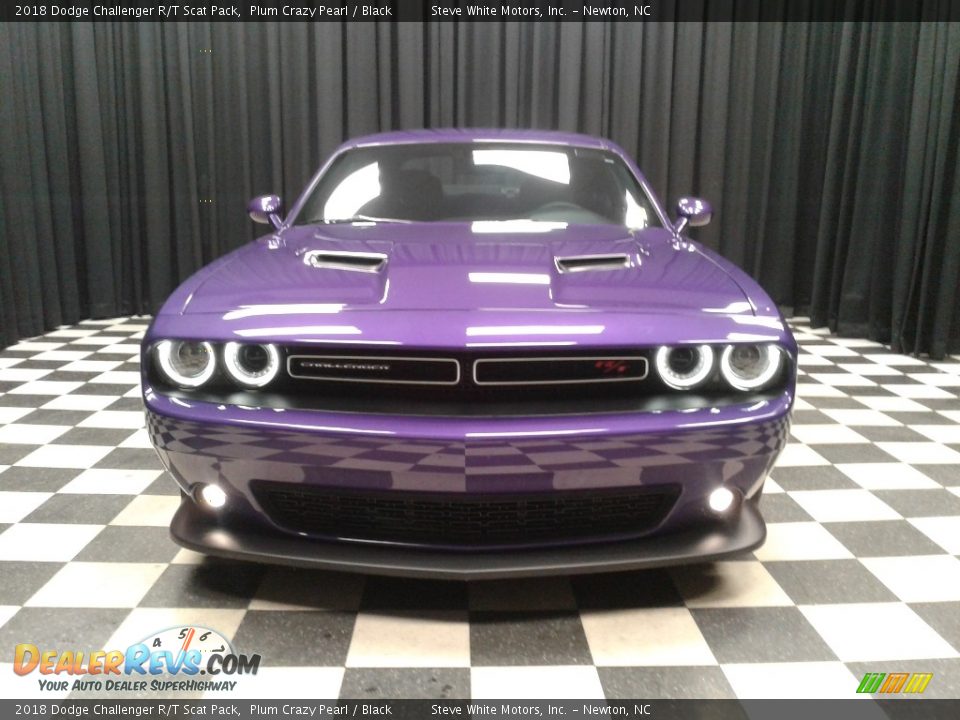2018 Dodge Challenger R/T Scat Pack Plum Crazy Pearl / Black Photo #3