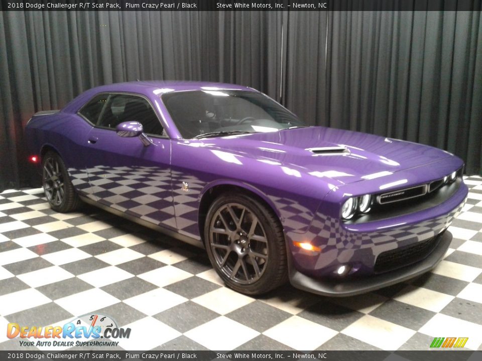 2018 Dodge Challenger R/T Scat Pack Plum Crazy Pearl / Black Photo #4