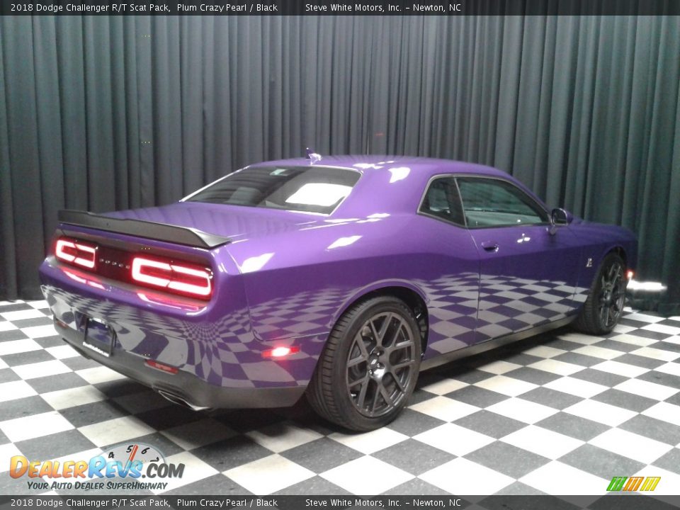 2018 Dodge Challenger R/T Scat Pack Plum Crazy Pearl / Black Photo #6