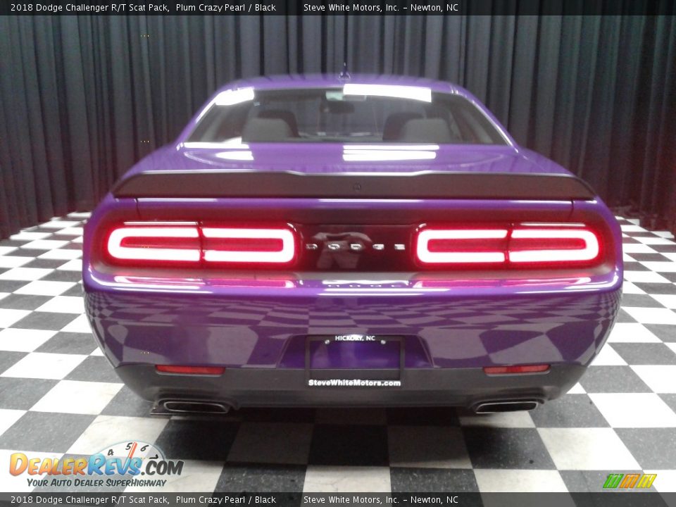 2018 Dodge Challenger R/T Scat Pack Plum Crazy Pearl / Black Photo #7