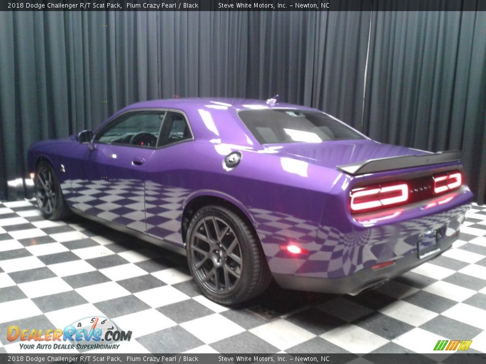 2018 Dodge Challenger R/T Scat Pack Plum Crazy Pearl / Black Photo #8