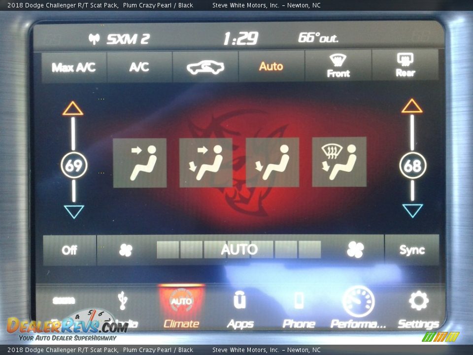 2018 Dodge Challenger R/T Scat Pack Plum Crazy Pearl / Black Photo #22