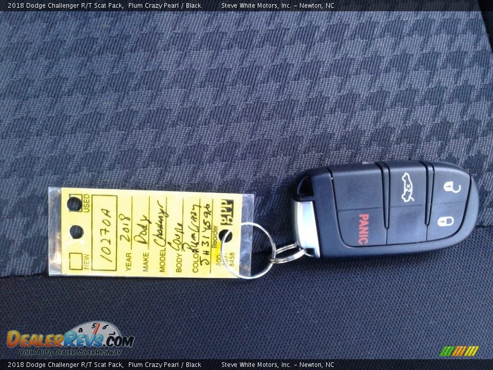 2018 Dodge Challenger R/T Scat Pack Plum Crazy Pearl / Black Photo #31