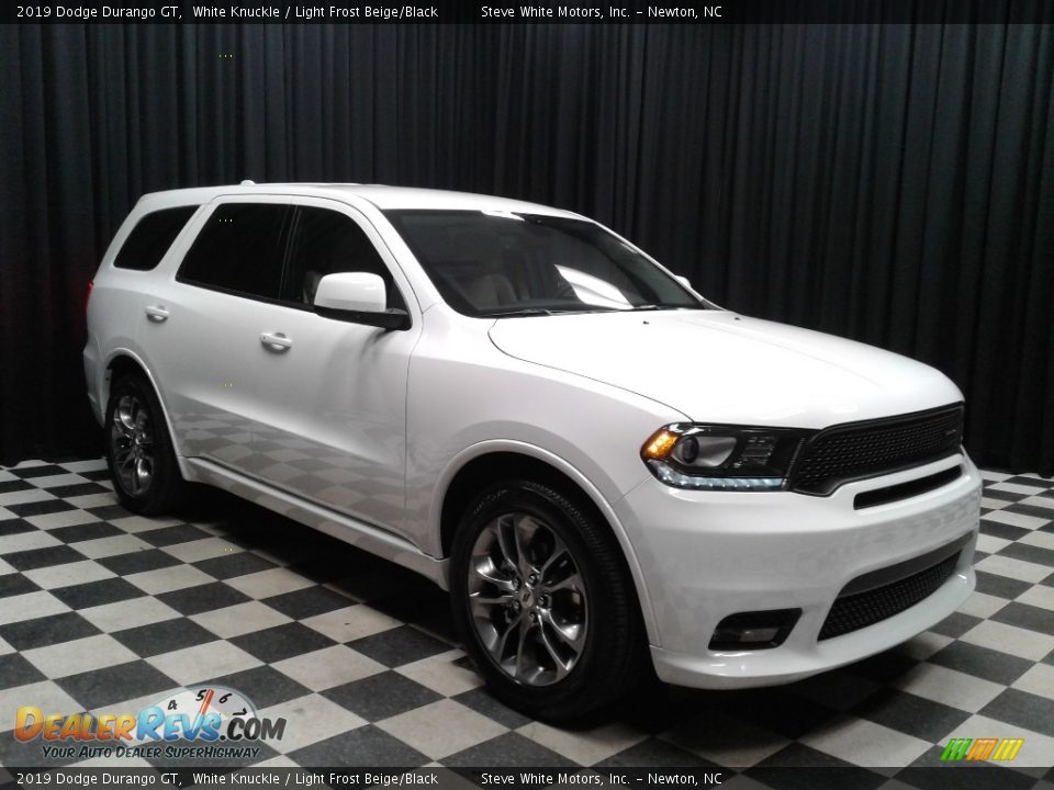 2019 Dodge Durango GT White Knuckle / Light Frost Beige/Black Photo #4