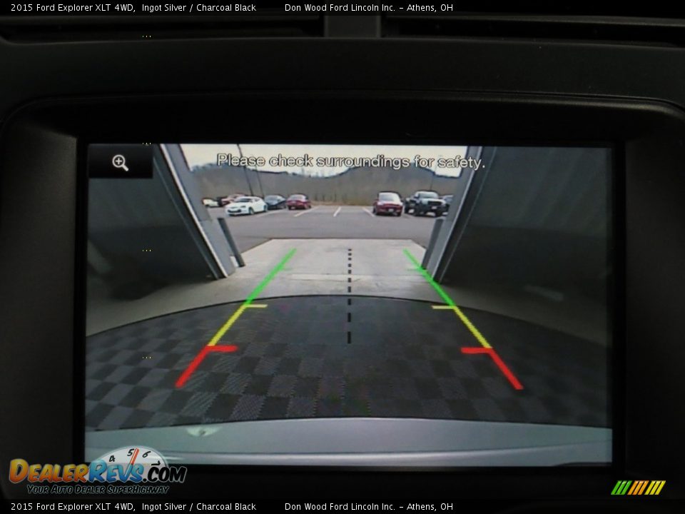 2015 Ford Explorer XLT 4WD Ingot Silver / Charcoal Black Photo #13