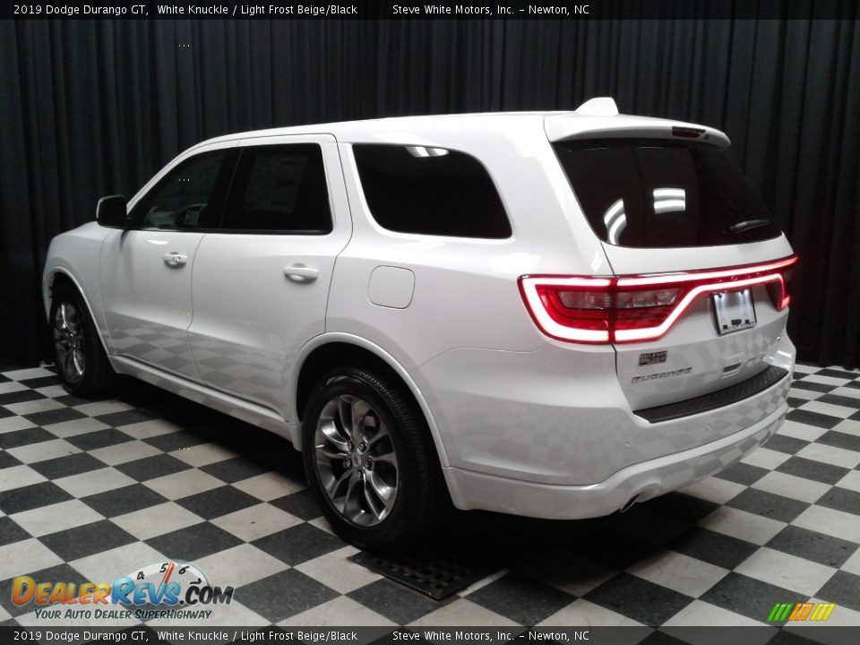 2019 Dodge Durango GT White Knuckle / Light Frost Beige/Black Photo #8