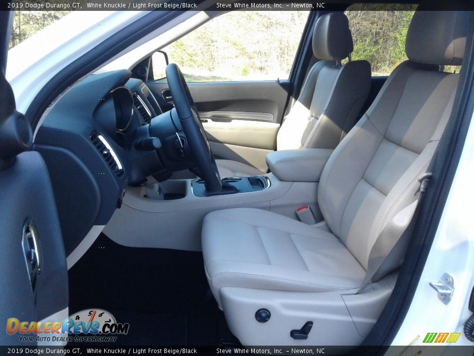 2019 Dodge Durango GT White Knuckle / Light Frost Beige/Black Photo #10
