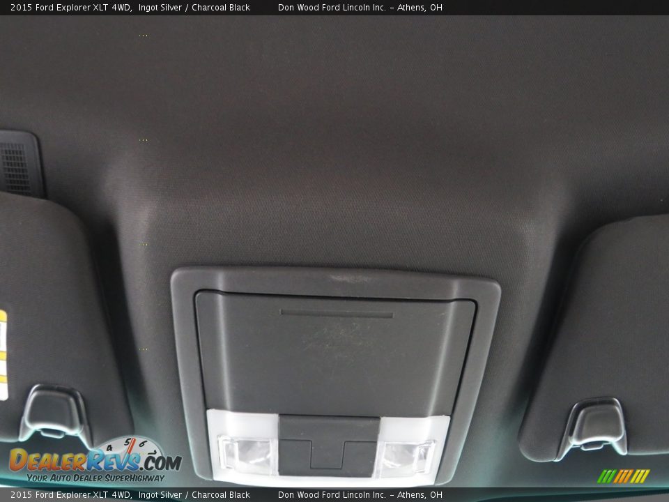2015 Ford Explorer XLT 4WD Ingot Silver / Charcoal Black Photo #20