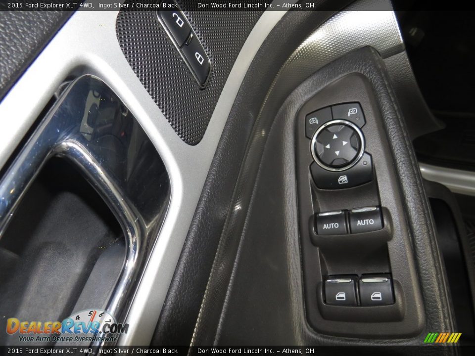 2015 Ford Explorer XLT 4WD Ingot Silver / Charcoal Black Photo #25