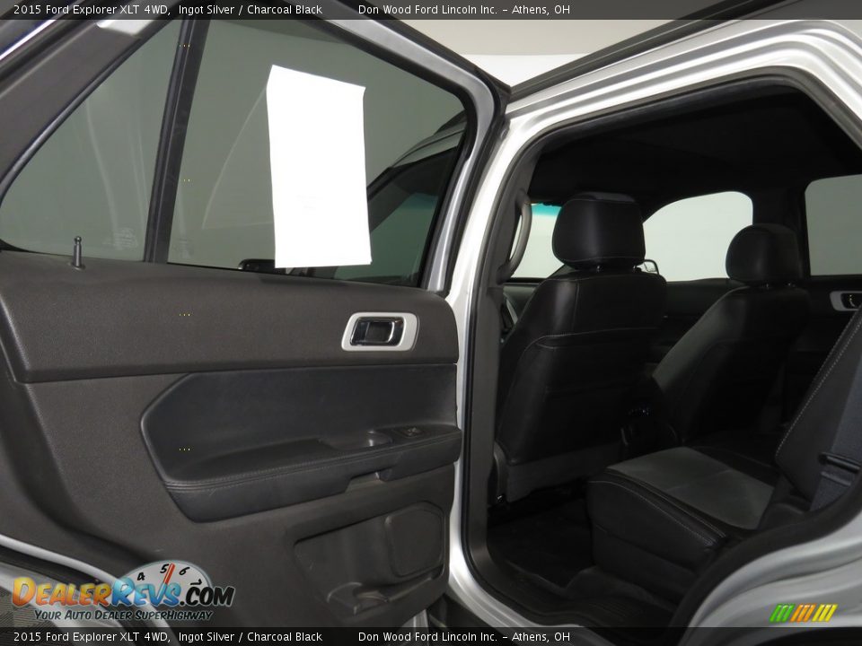 2015 Ford Explorer XLT 4WD Ingot Silver / Charcoal Black Photo #26