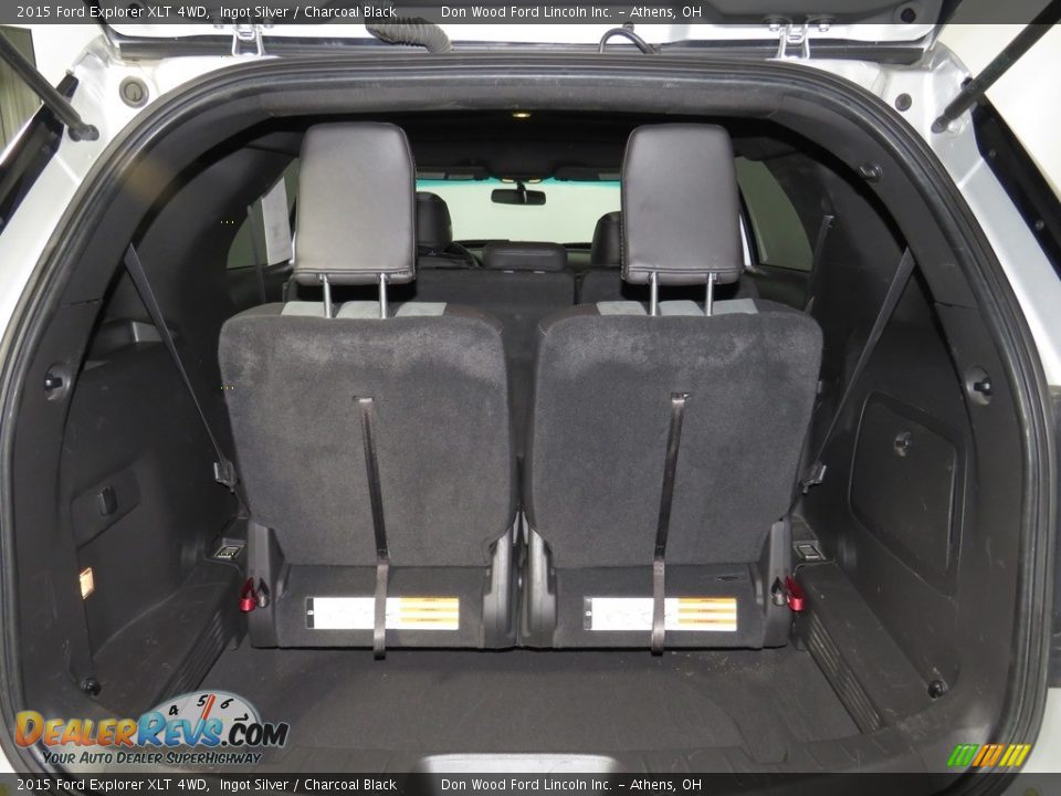 2015 Ford Explorer XLT 4WD Ingot Silver / Charcoal Black Photo #29