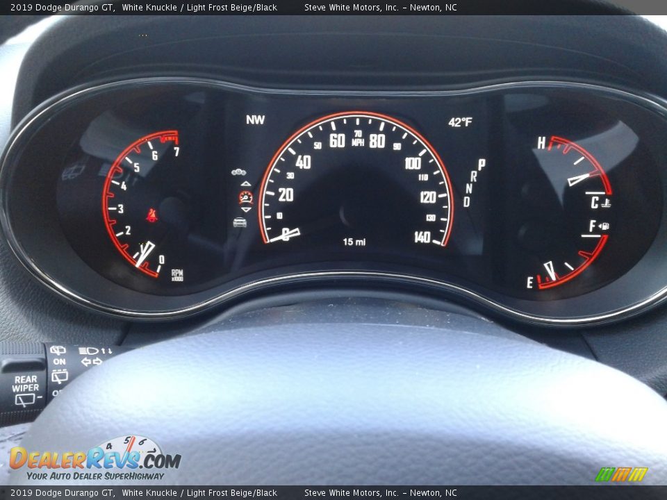 2019 Dodge Durango GT White Knuckle / Light Frost Beige/Black Photo #21