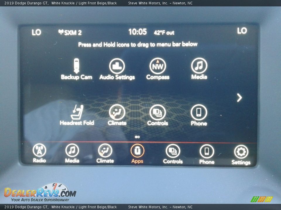 2019 Dodge Durango GT White Knuckle / Light Frost Beige/Black Photo #27