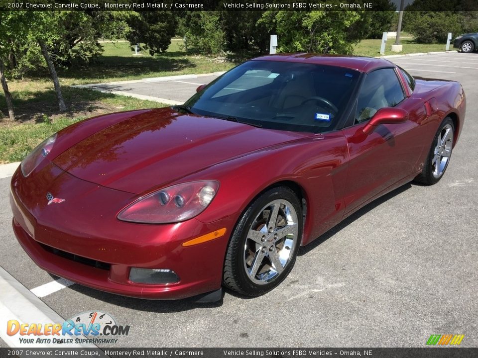 2007 Chevrolet Corvette Coupe Monterey Red Metallic / Cashmere Photo #1