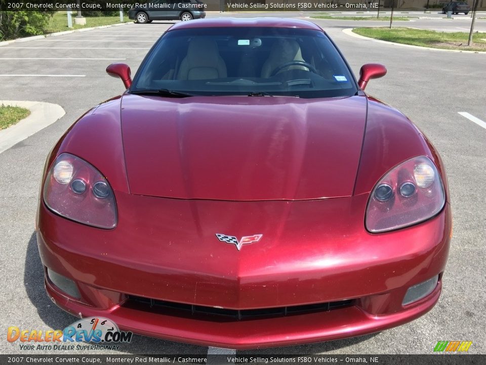 2007 Chevrolet Corvette Coupe Monterey Red Metallic / Cashmere Photo #15