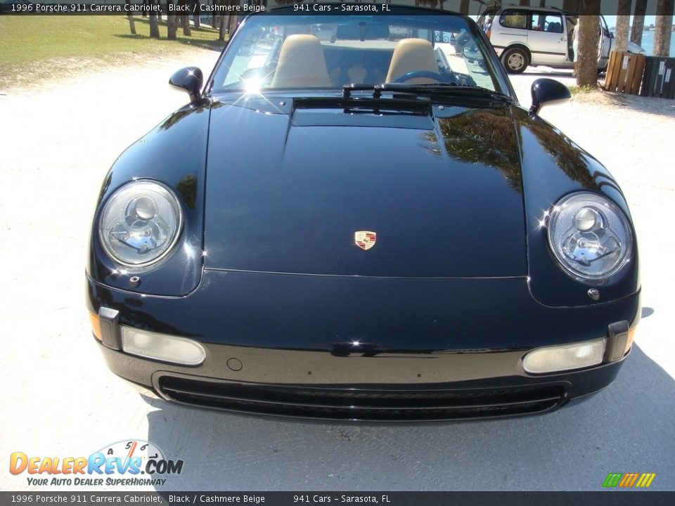 1996 Porsche 911 Carrera Cabriolet Black / Cashmere Beige Photo #2