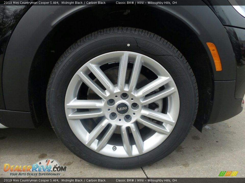 2019 Mini Countryman Cooper S All4 Midnight Black / Carbon Black Photo #2