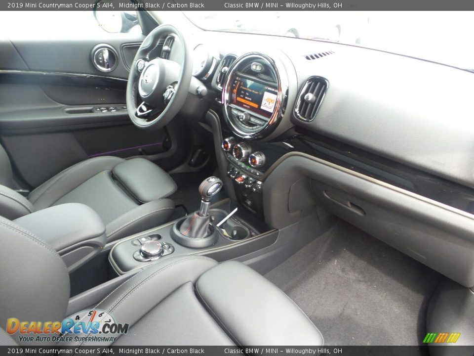 2019 Mini Countryman Cooper S All4 Midnight Black / Carbon Black Photo #3