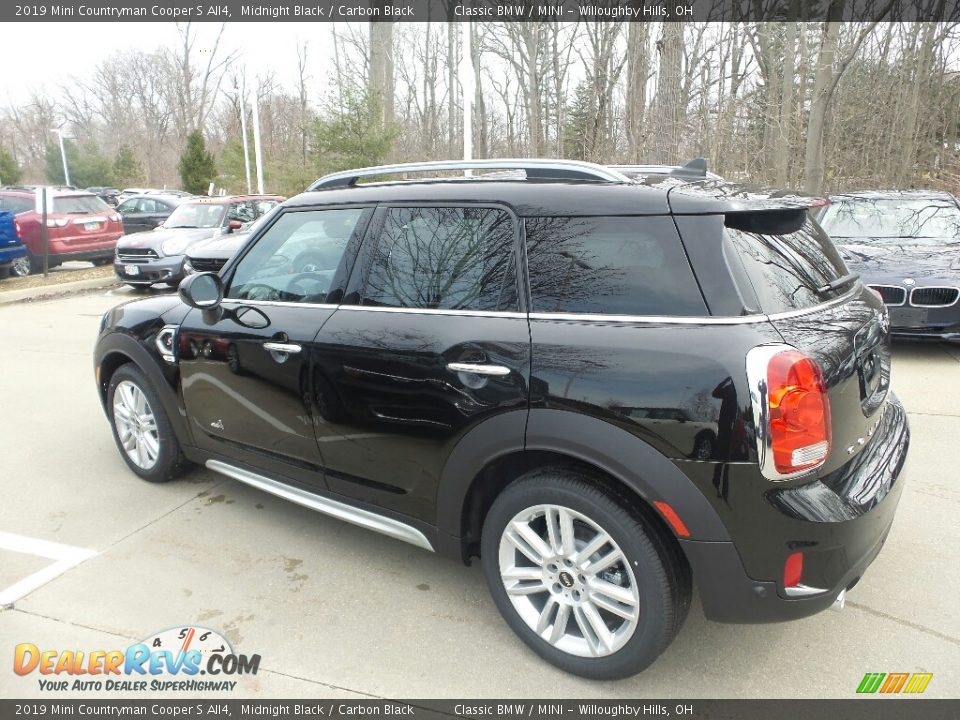 2019 Mini Countryman Cooper S All4 Midnight Black / Carbon Black Photo #5