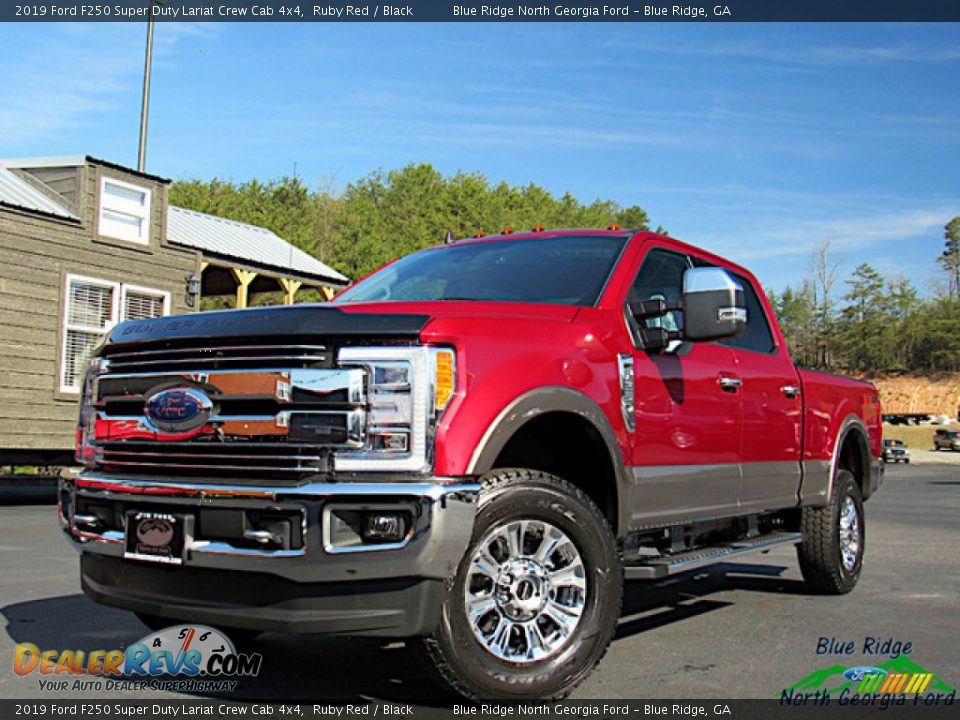 2019 Ford F250 Super Duty Lariat Crew Cab 4x4 Ruby Red / Black Photo #1