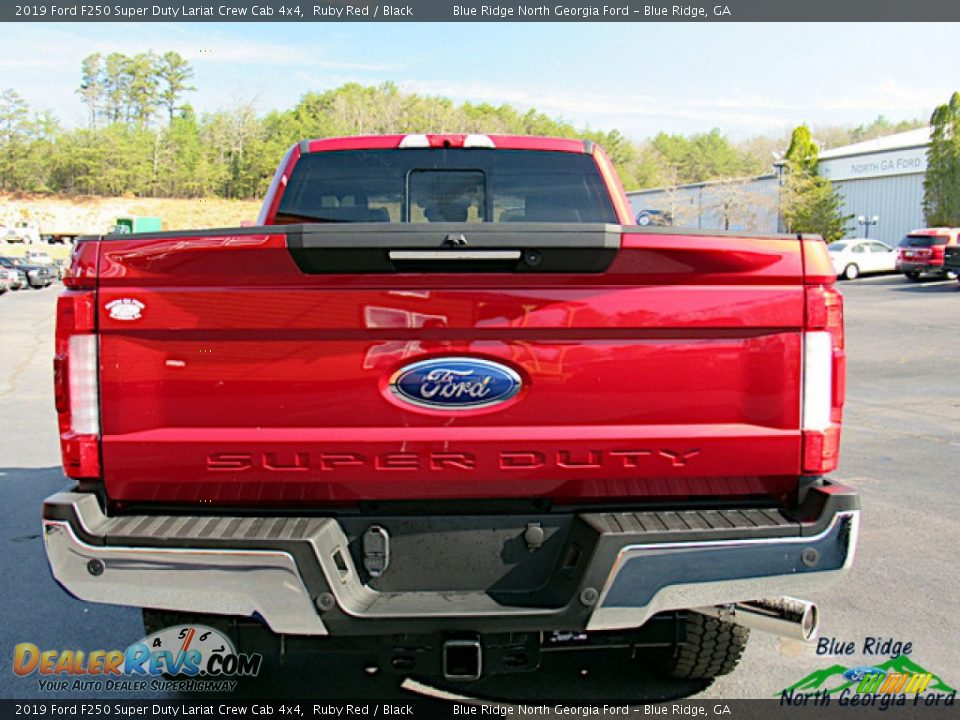 2019 Ford F250 Super Duty Lariat Crew Cab 4x4 Ruby Red / Black Photo #4