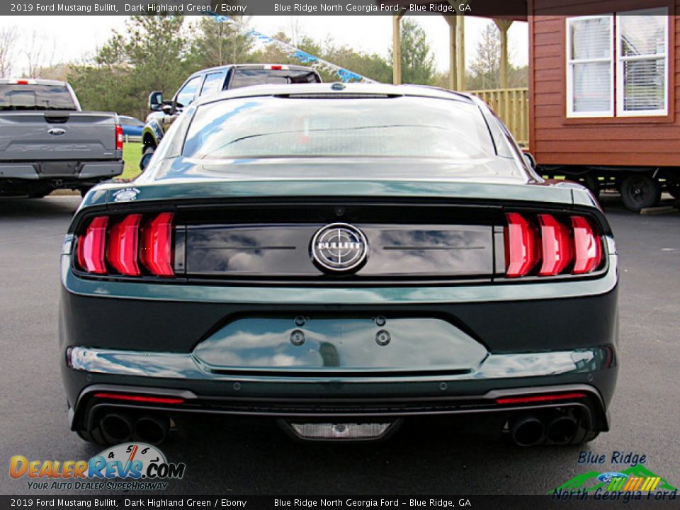 2019 Ford Mustang Bullitt Dark Highland Green / Ebony Photo #4