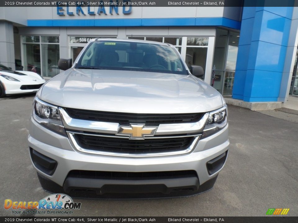 2019 Chevrolet Colorado WT Crew Cab 4x4 Silver Ice Metallic / Jet Black/Dark Ash Photo #2