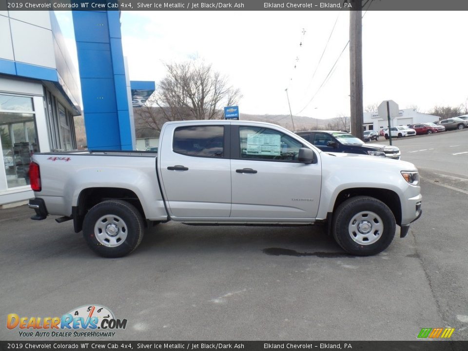 2019 Chevrolet Colorado WT Crew Cab 4x4 Silver Ice Metallic / Jet Black/Dark Ash Photo #4