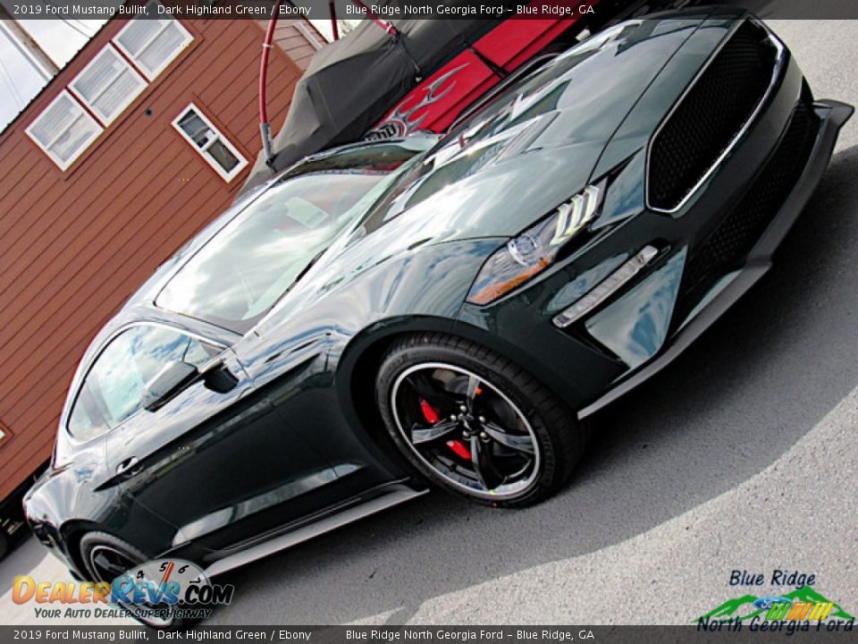 2019 Ford Mustang Bullitt Dark Highland Green / Ebony Photo #31