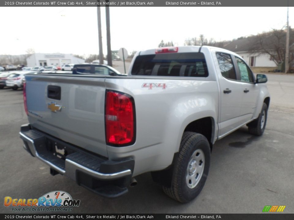 2019 Chevrolet Colorado WT Crew Cab 4x4 Silver Ice Metallic / Jet Black/Dark Ash Photo #5