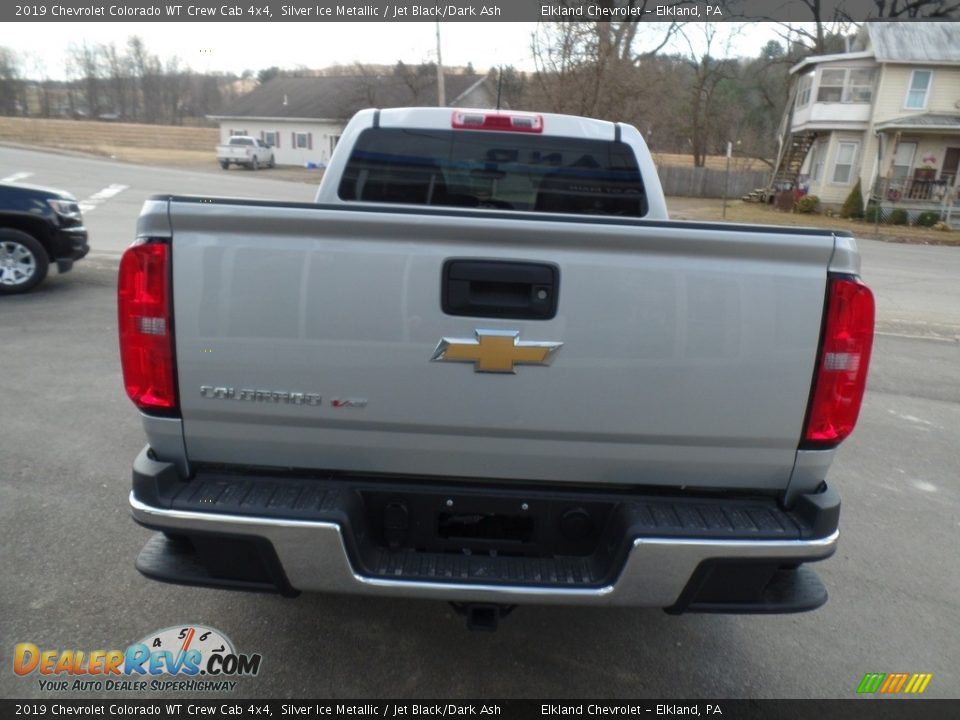 2019 Chevrolet Colorado WT Crew Cab 4x4 Silver Ice Metallic / Jet Black/Dark Ash Photo #6