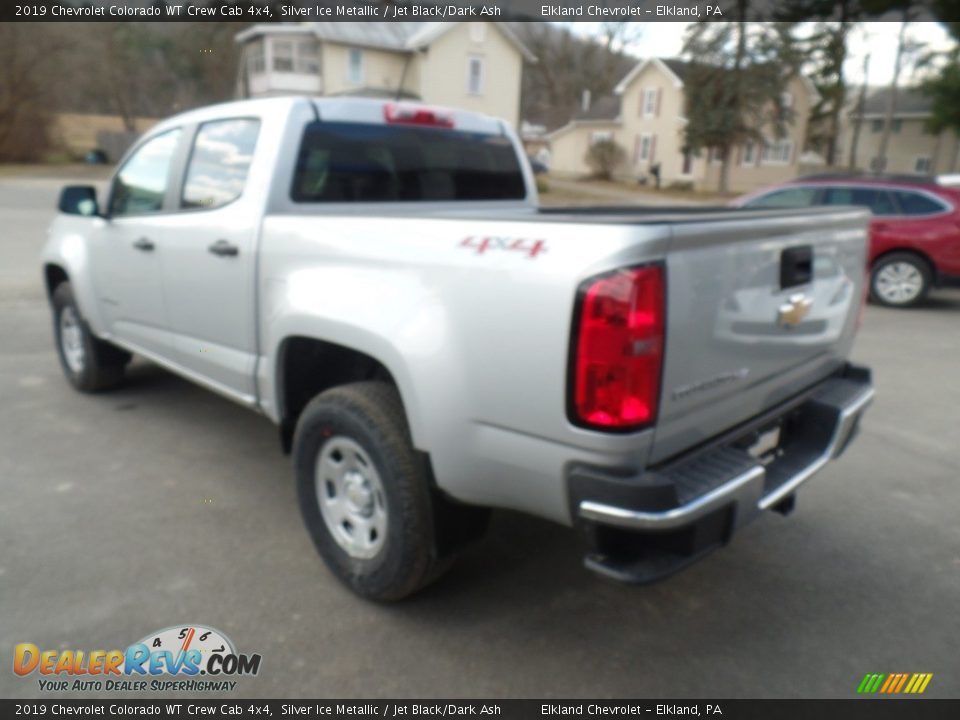 2019 Chevrolet Colorado WT Crew Cab 4x4 Silver Ice Metallic / Jet Black/Dark Ash Photo #7