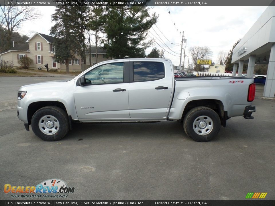 2019 Chevrolet Colorado WT Crew Cab 4x4 Silver Ice Metallic / Jet Black/Dark Ash Photo #8