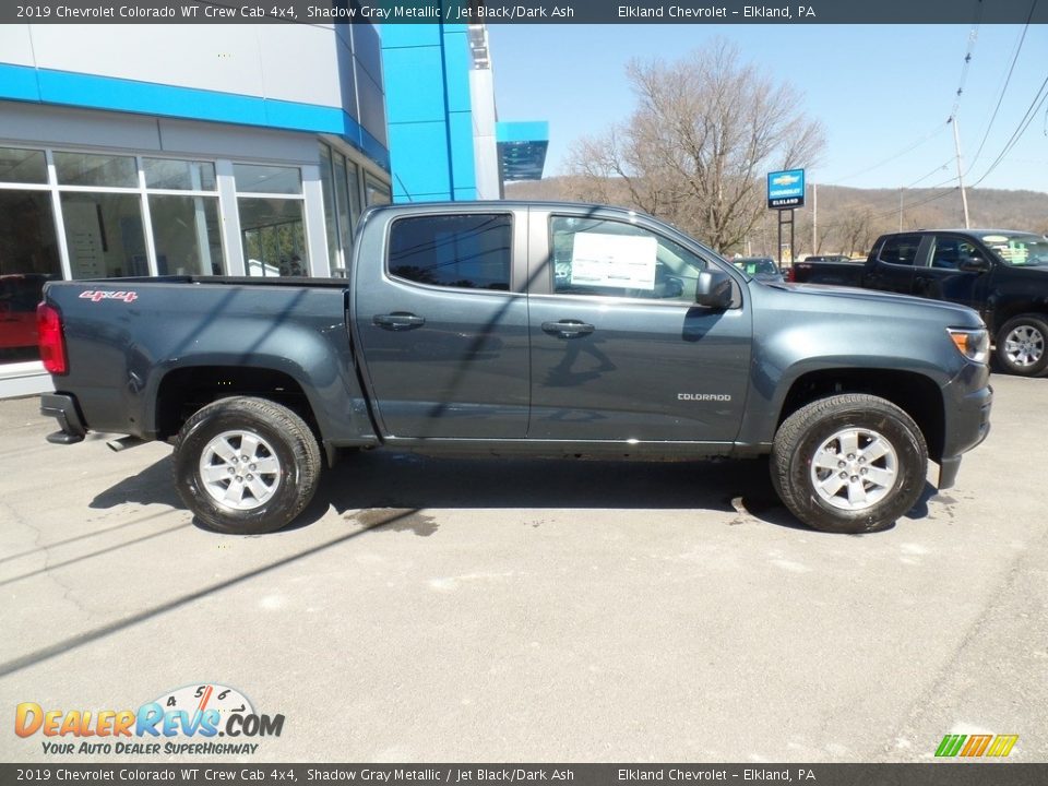 2019 Chevrolet Colorado WT Crew Cab 4x4 Shadow Gray Metallic / Jet Black/Dark Ash Photo #4