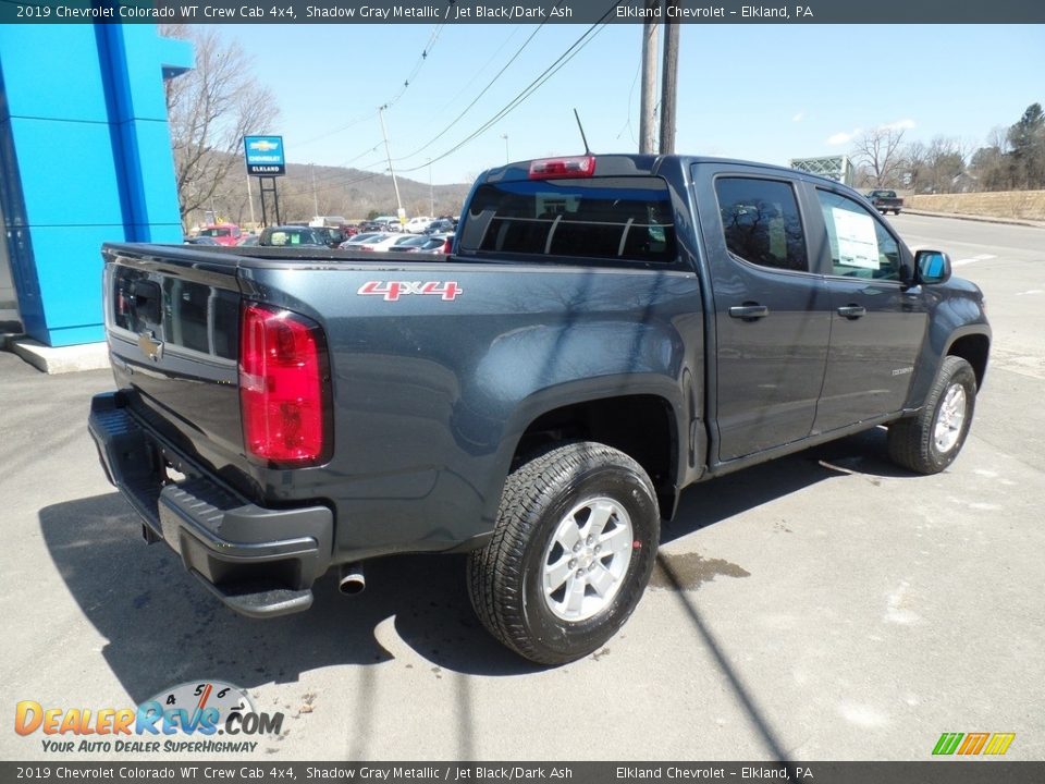 2019 Chevrolet Colorado WT Crew Cab 4x4 Shadow Gray Metallic / Jet Black/Dark Ash Photo #5