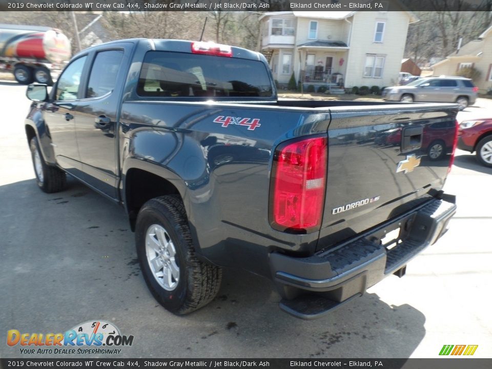 2019 Chevrolet Colorado WT Crew Cab 4x4 Shadow Gray Metallic / Jet Black/Dark Ash Photo #7