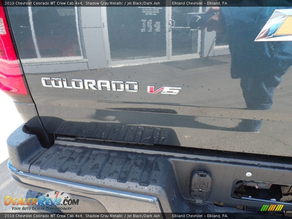 2019 Chevrolet Colorado WT Crew Cab 4x4 Shadow Gray Metallic / Jet Black/Dark Ash Photo #11