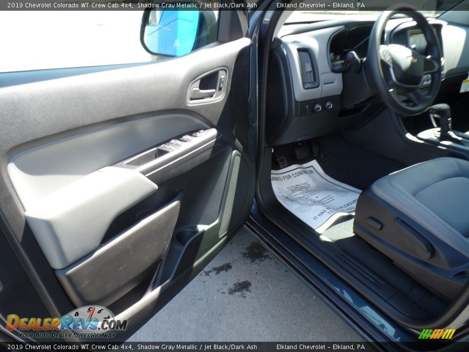 2019 Chevrolet Colorado WT Crew Cab 4x4 Shadow Gray Metallic / Jet Black/Dark Ash Photo #13