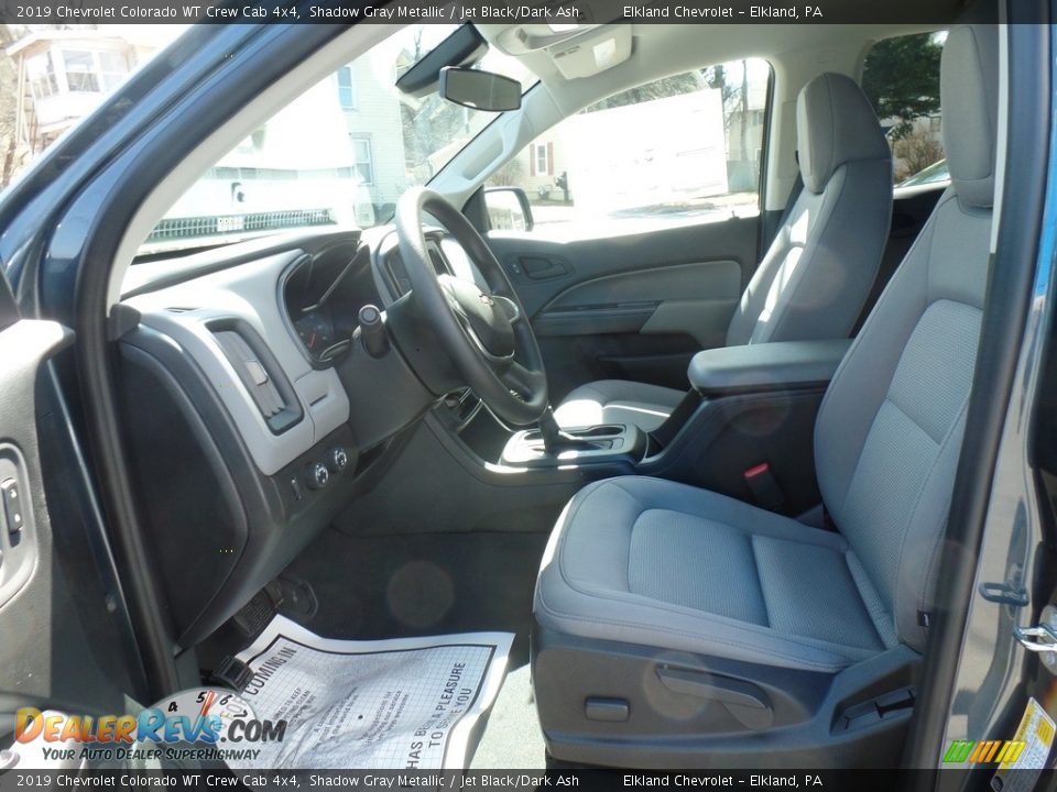 2019 Chevrolet Colorado WT Crew Cab 4x4 Shadow Gray Metallic / Jet Black/Dark Ash Photo #16