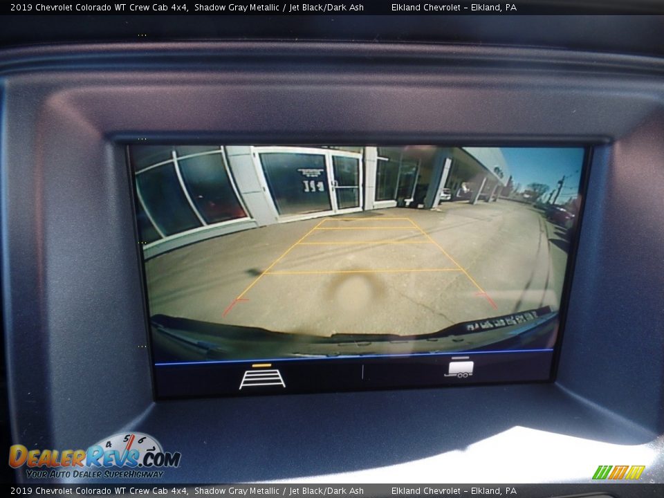 2019 Chevrolet Colorado WT Crew Cab 4x4 Shadow Gray Metallic / Jet Black/Dark Ash Photo #28