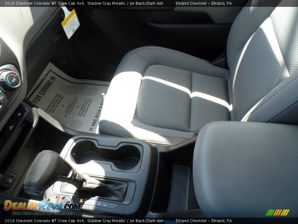 2019 Chevrolet Colorado WT Crew Cab 4x4 Shadow Gray Metallic / Jet Black/Dark Ash Photo #32