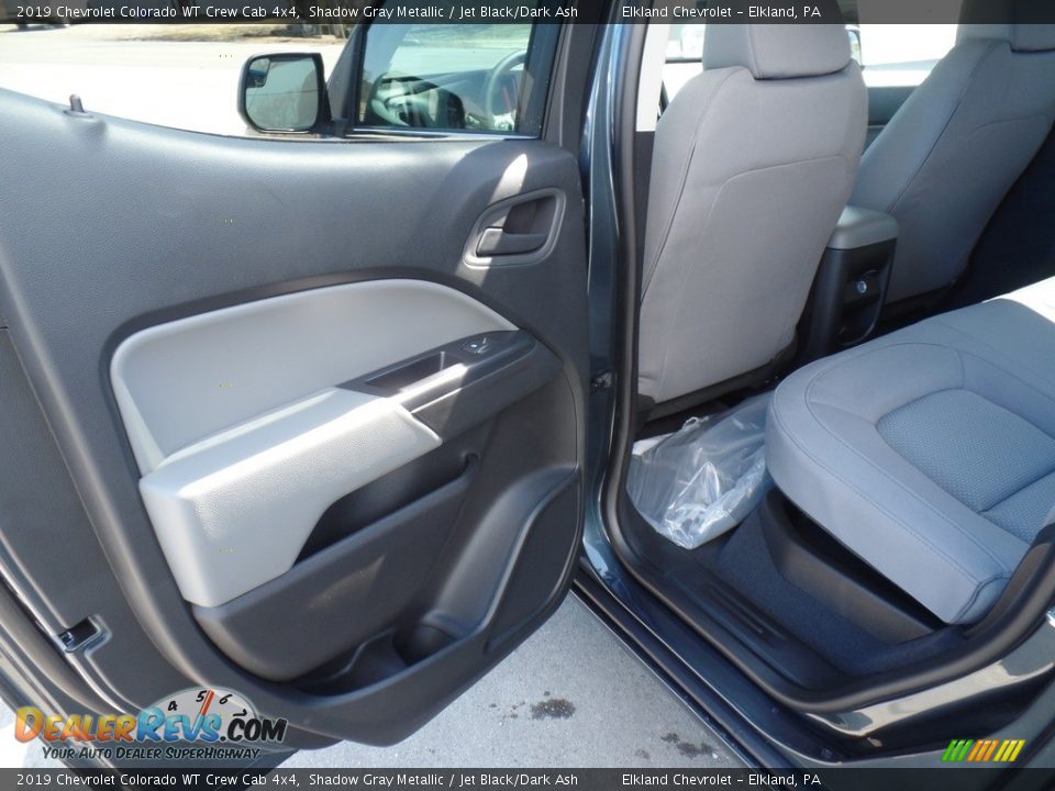 2019 Chevrolet Colorado WT Crew Cab 4x4 Shadow Gray Metallic / Jet Black/Dark Ash Photo #33