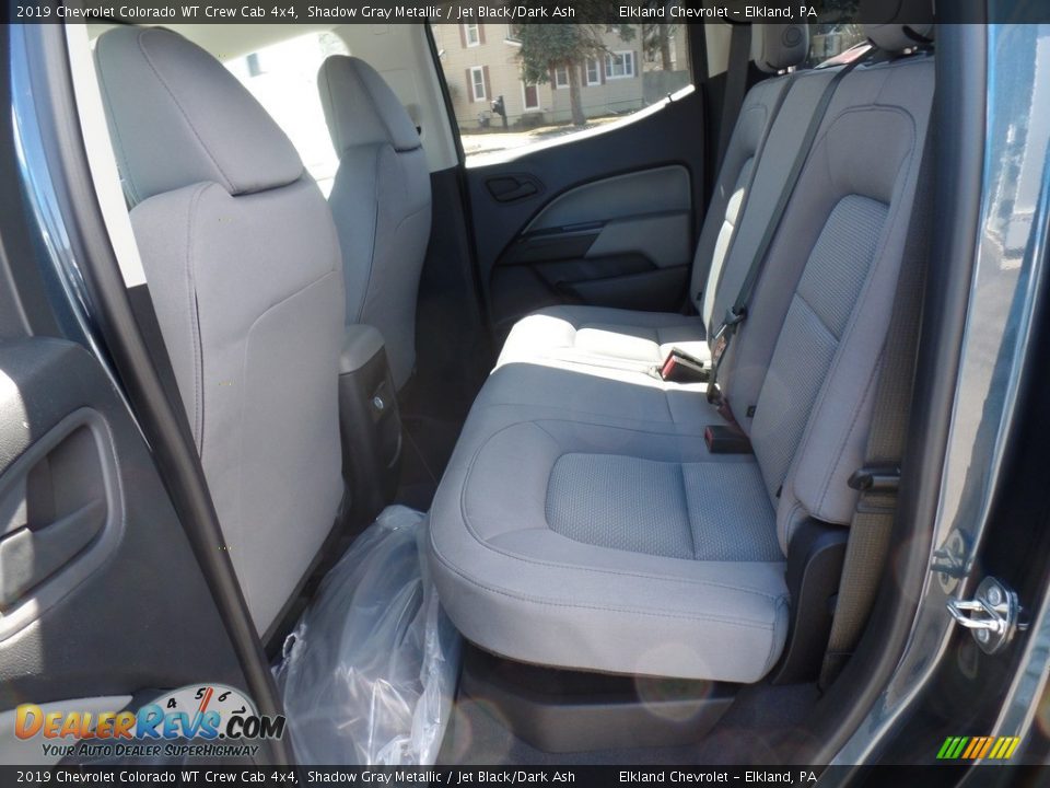 2019 Chevrolet Colorado WT Crew Cab 4x4 Shadow Gray Metallic / Jet Black/Dark Ash Photo #34